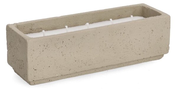 MUZZA Sviečka Tina 30 x 10 cm taupe