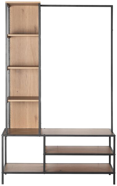 PREDSIEŇOVÝ NÁBYTOK, prírodná farba, čierna, 110/177/40 cm MID.YOU - Online Only drobný nábytok, Online Only