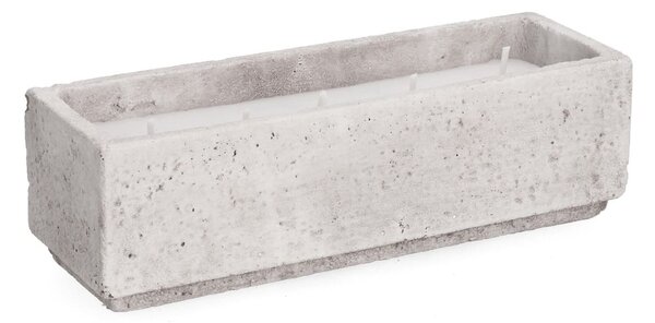 MUZZA Sviečka Tina 30 x 10 cm sivá