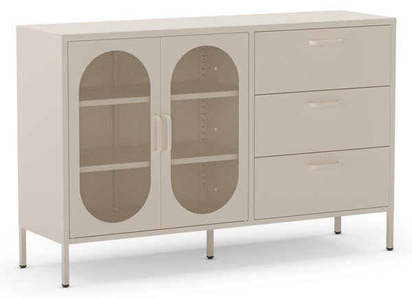 MUZZA Komoda orid 140 x 90 cm béžová