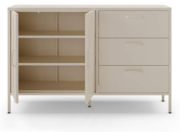 MUZZA Komoda orid 140 x 90 cm béžová