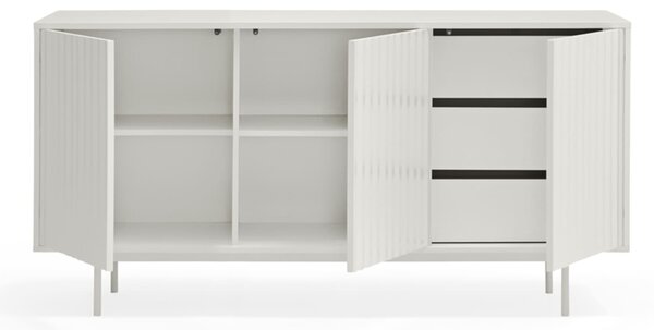 MUZZA Komoda Sierra 159 x 47 cm biela