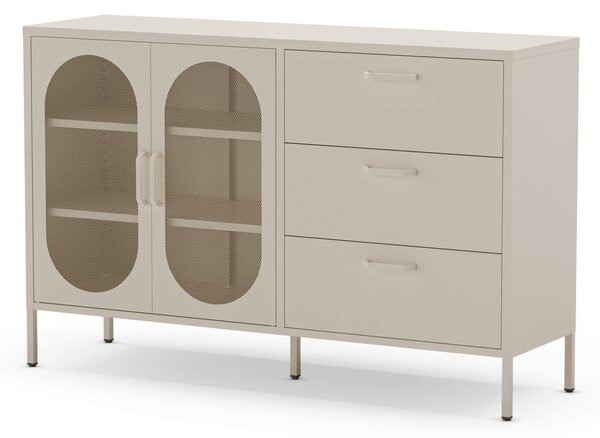 MUZZA Komoda orid 140 x 90 cm béžová