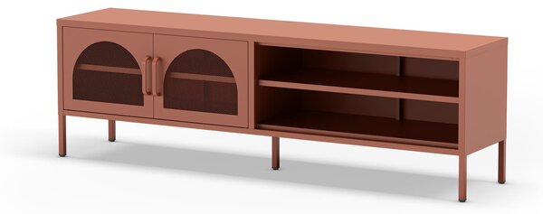 MUZZA TV stolík orid 160 x 50 cm terakota
