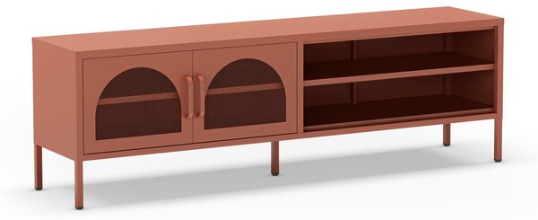 MUZZA TV stolík orid 160 x 50 cm terakota