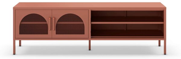 MUZZA TV stolík orid 160 x 50 cm terakota