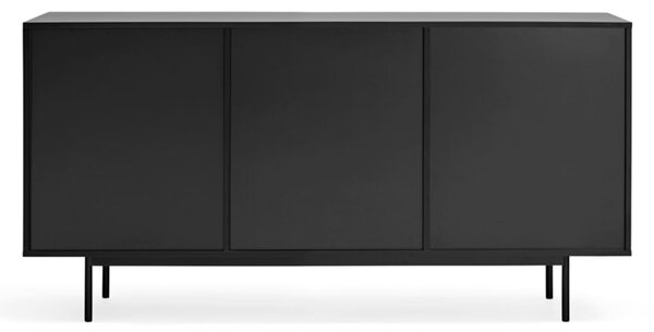 MUZZA Komoda Sierra 159 x 47 cm černá