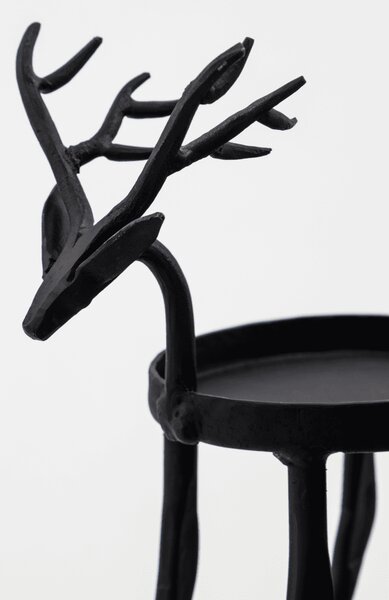 MUZZA Svietnik Antler čierny
