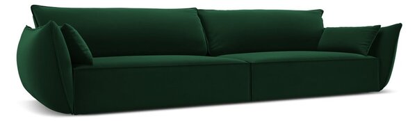 Tmavozelená zamatová pohovka 248 cm Vanda – Mazzini Sofas