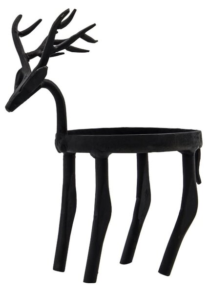 MUZZA Svietnik Antler čierny