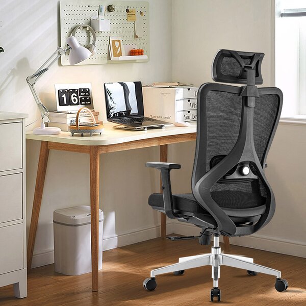 Kancelárska ergonomická stolička Neoseat AMADORA — čierna, nosnosť 150 kg