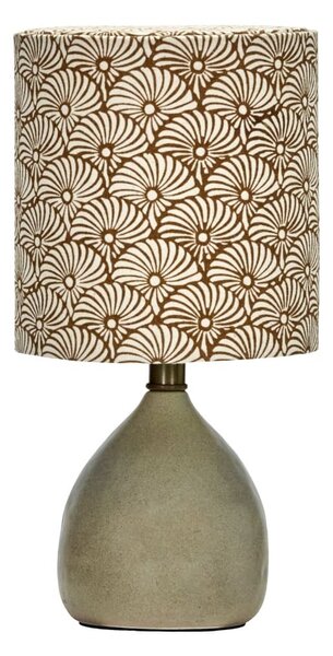 MUZZA Stolová lampa Flores 29 cm hnedo-piesková
