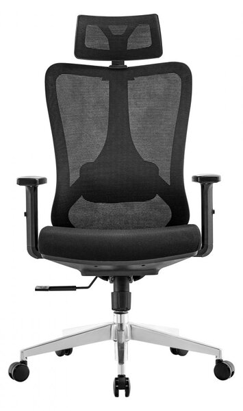 Kancelárska ergonomická stolička Neoseat AMADORA — čierna, nosnosť 150 kg