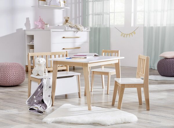 DETSKÁ SEDACIA ZOSTAVA prírodná farba, biela My Baby Lou - Detské izby