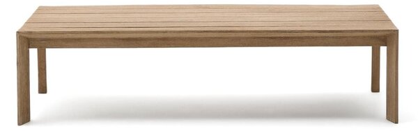 MUZZA Záhradný konferenčný stolík marba 140 x 82,5 cm prírodný