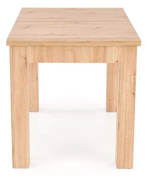 Halmar GIZMO 120-160 rozkladací jedálenský stôl, doska - dub artisan, nohy - dub artisan