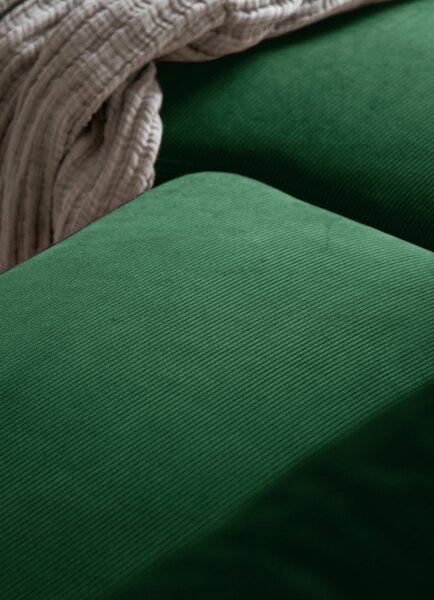 ROHOVÁ SEDAČKA, textil, smaragdovozelená MID.YOU - Sedačky, Online Only