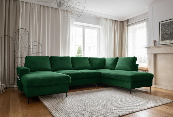 SEDACIA SÚPRAVA, textil, smaragdovozelená MID.YOU - Sedačky, Online Only