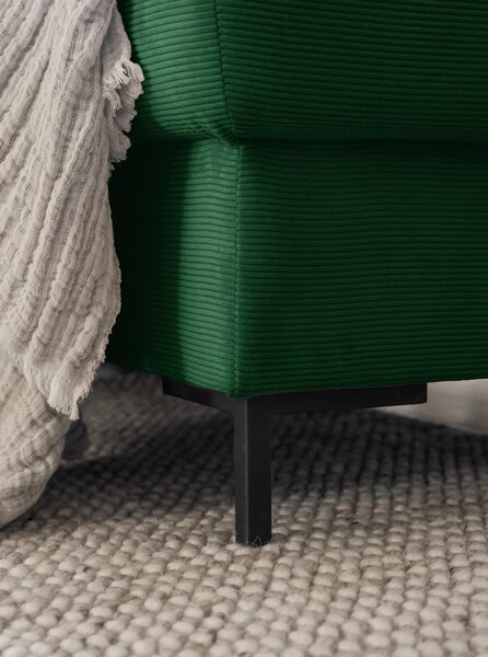 ROHOVÁ SEDAČKA, textil, smaragdovozelená MID.YOU - Sedačky, Online Only