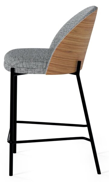 MUZZA Barová stolička CARCASON 66 cm sivá