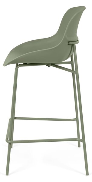 MUZZA Barová stolička LETTA 66 cm zelená