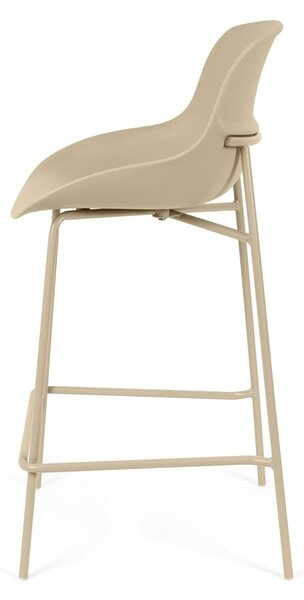 MUZZA Barová stolička LETTA 66 cm béžová