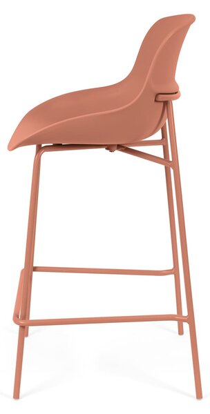 MUZZA Barová stolička LETTA 66 cm terakota