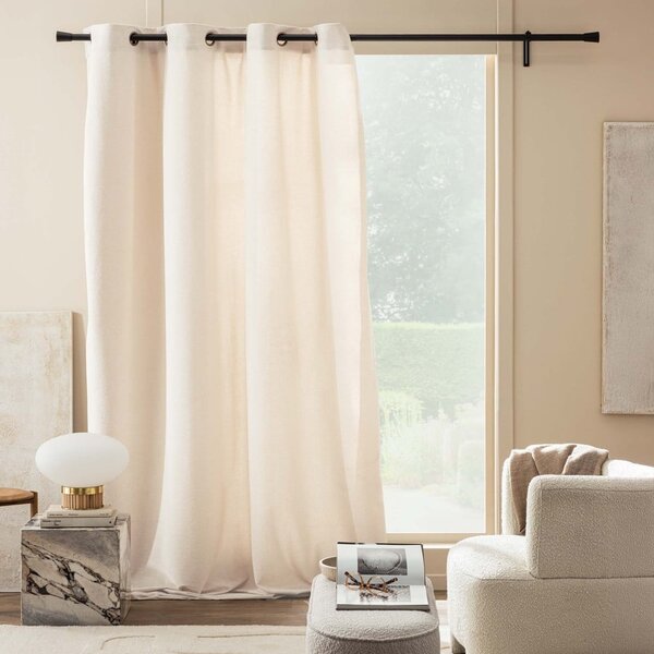 Krémový záves z materiálu buklé 140x260 cm Winona – douceur d'intérieur
