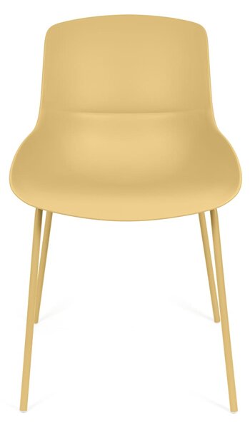 MUZZA Jedálenská stolička LETTA 47 cm žltá