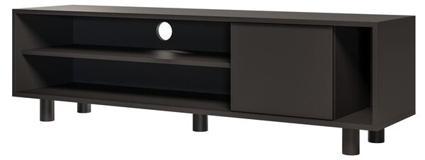 MUZZA TV stolík Pop 160 x 46 cm čierny