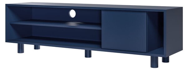 MUZZA TV stolík Pop 160 x 46 cm modrý