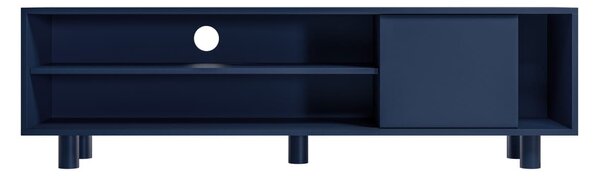 MUZZA TV stolík Pop 160 x 46 cm modrý