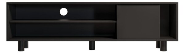 MUZZA TV stolík Pop 160 x 46 cm čierny