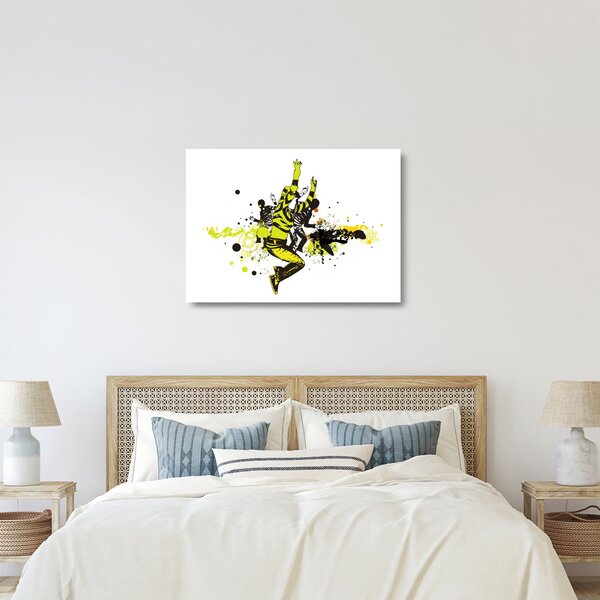 Sklenený obraz - Street dance (70x50 cm)
