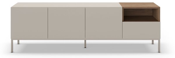 MUZZA TV skrinka KATRIN 180 x 42 cm krémová