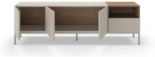 MUZZA TV skrinka KATRIN 180 x 42 cm krémová