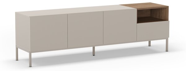 MUZZA TV skrinka KATRIN 180 x 42 cm krémová