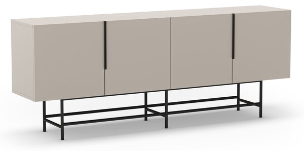 MUZZA Komoda EDZIO 200 x 78 cm krémová