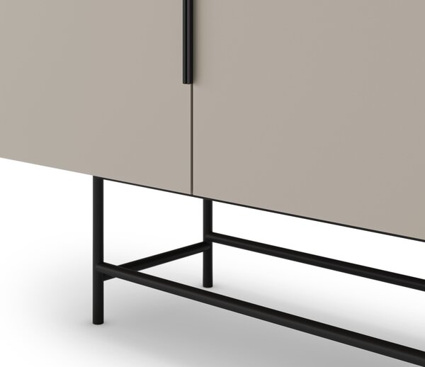 MUZZA Komoda EDZIO 200 x 78 cm krémová