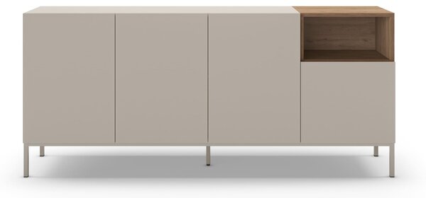 MUZZA Komoda KATRIN 180 x 42 cm krémová