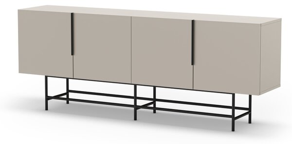 MUZZA Komoda EDZIO 200 x 78 cm krémová