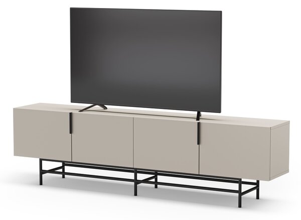 MUZZA TV stolík EDZIO 200 x 55 cm krémový