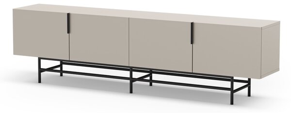 MUZZA TV stolík EDZIO 200 x 55 cm krémový
