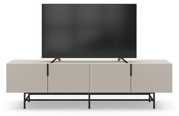 MUZZA TV stolík EDZIO 200 x 55 cm krémový