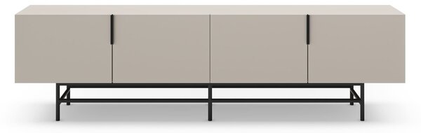 MUZZA TV stolík EDZIO 200 x 55 cm krémový