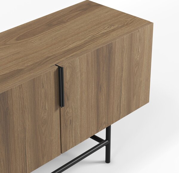 MUZZA TV stolík EDZIO 200 x 55 cm prírodný