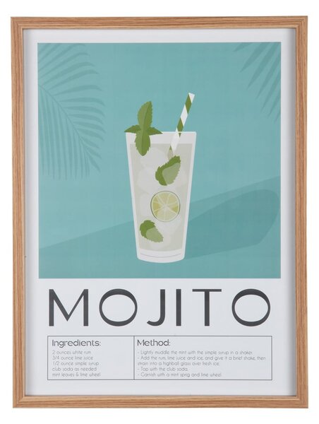 MUZZA Obraz MOJITO 41,5 x 31,5 cm