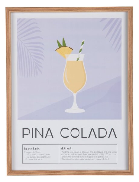 MUZZA Obraz PINA COLADA 41,5 x 31,5 cm