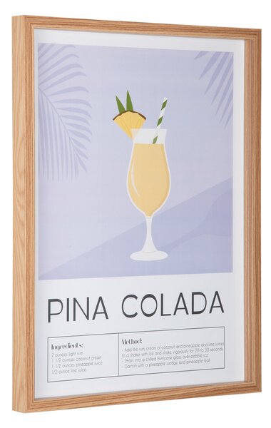 MUZZA Obraz PINA COLADA 41,5 x 31,5 cm