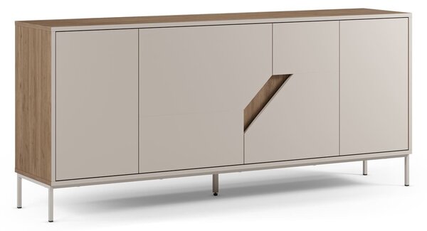MUZZA Komoda LOU 180 x 80 cm béžová